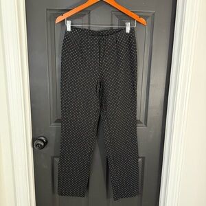 J.Jill ponte polka dot pants size XS